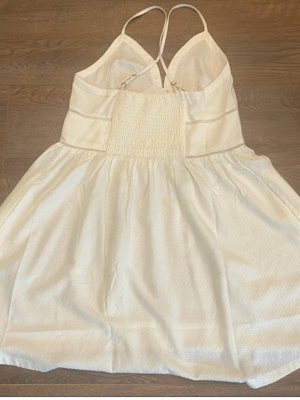 Roxy White V-Neck Spaghetti Strap Sundress - Picture 11 of 12